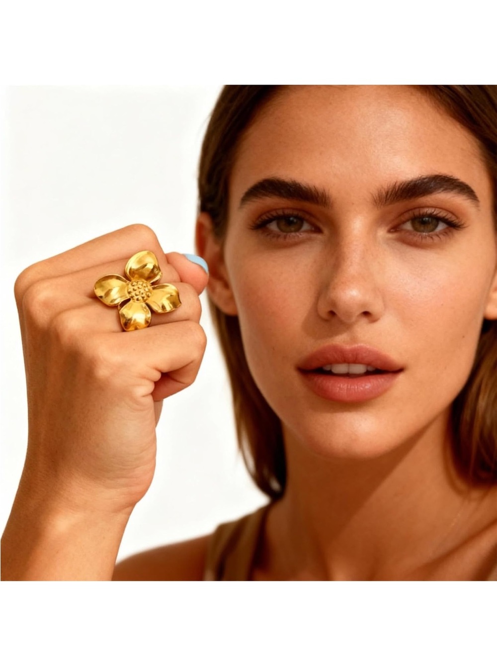 Adjustable ring for women